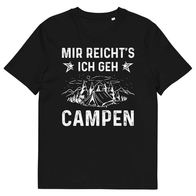 Mir Reicht's Ich Gen Campen - Herren Premium Organic T-Shirt camping xxx yyy zzz Black