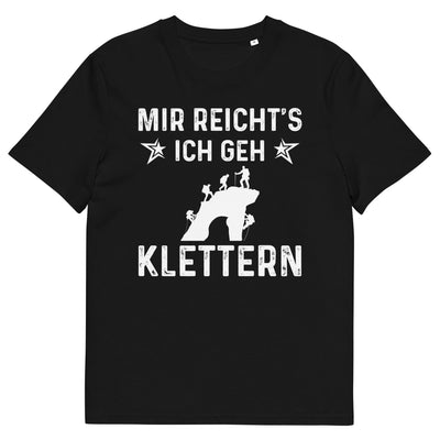 Mir Reicht's Ich Gen Klettern - Herren Premium Organic T-Shirt klettern xxx yyy zzz Black