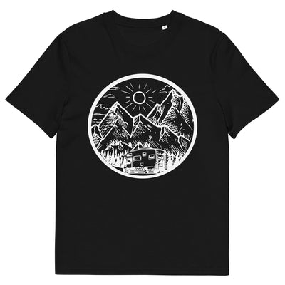 Berge - Camping Van - (12) - Herren Premium Organic T-Shirt camping xxx yyy zzz Black