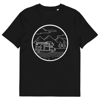 Berge - Camping Van - (13) - Herren Premium Organic T-Shirt camping xxx yyy zzz Black