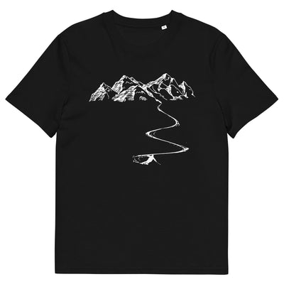 Berge - Kurve Linie - Skifahren - Herren Premium Organic T-Shirt klettern ski xxx yyy zzz Black