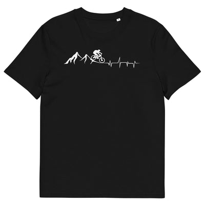Berge - Herzschlag - Mountainbiking - (M) - Herren Premium Organic T-Shirt xxx yyy zzz Black