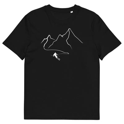 Berge - Skifahren - (32) - Herren Premium Organic T-Shirt klettern ski xxx yyy zzz Black
