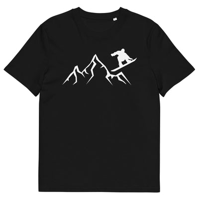 Berge - Snowboarding - (24) - Herren Premium Organic T-Shirt snowboarden xxx yyy zzz Black