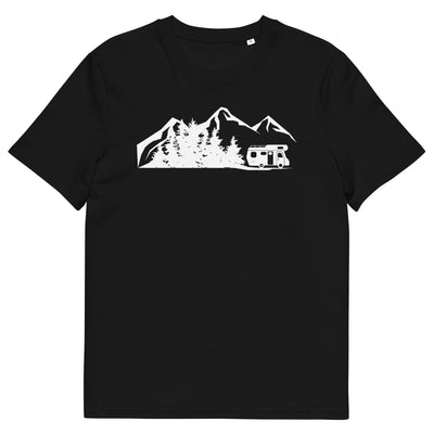 Berge - Bäume - Camping Van - Herren Premium Organic T-Shirt camping xxx yyy zzz Black