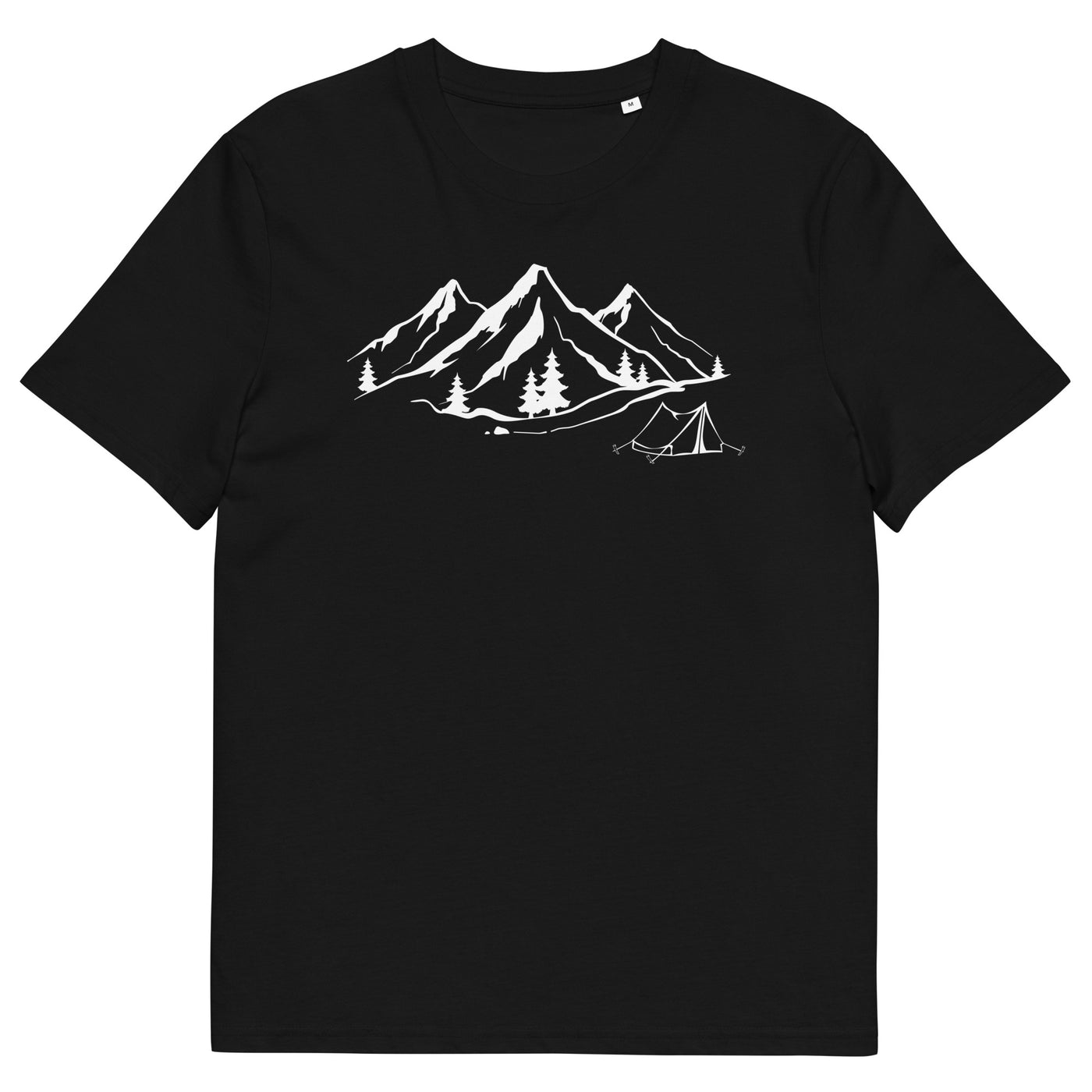 Berge 1 und Camping - Herren Premium Organic T-Shirt camping xxx yyy zzz Black