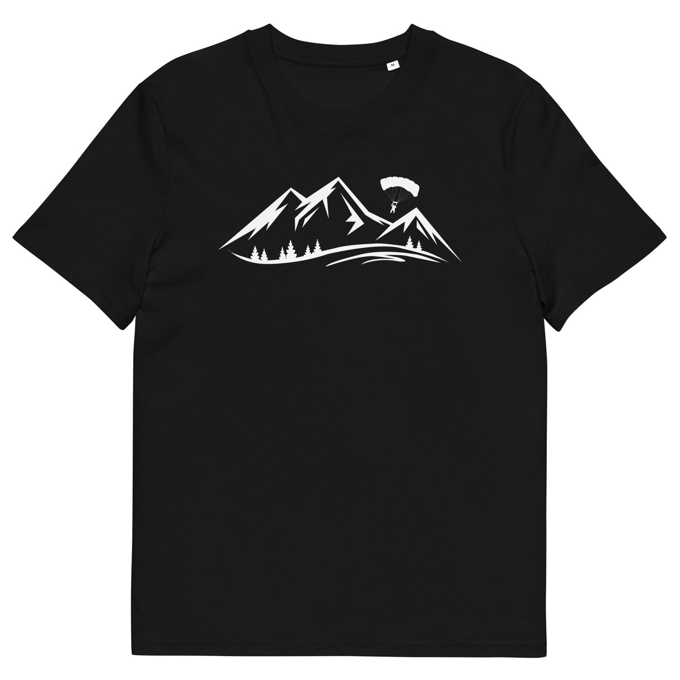 Berge und Paragleiten - Herren Premium Organic T-Shirt berge xxx yyy zzz Black
