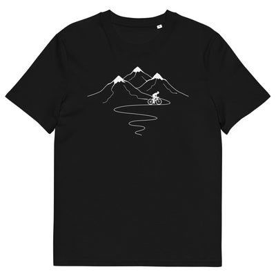 Berge Trail Kurves und Radfahren - Herren Premium Organic T-Shirt fahrrad xxx yyy zzz Black