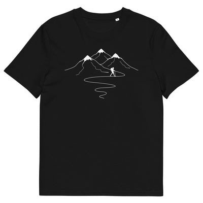 Berge Trail Kurves und Wandern - Herren Premium Organic T-Shirt wandern xxx yyy zzz Black