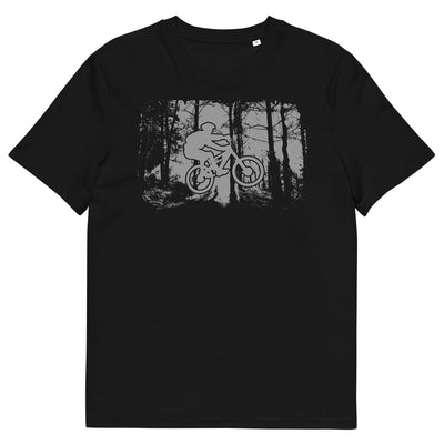 Mountainbiken im Wald - (M) - Herren Premium Organic T-Shirt xxx yyy zzz Black