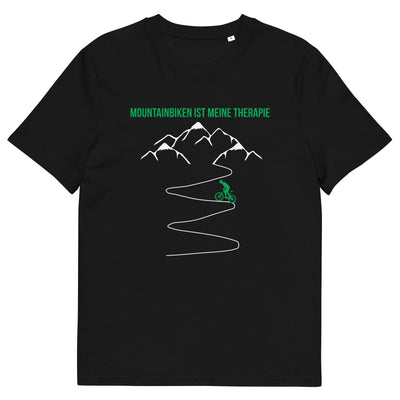 Mountainbiken ist meine Therapie - (M) - Herren Premium Organic T-Shirt xxx yyy zzz Black