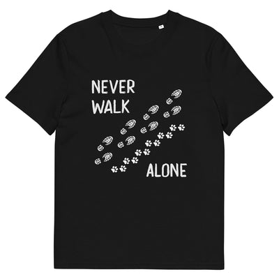 Never walk alone - Herren Premium Organic T-Shirt wandern xxx yyy zzz Black