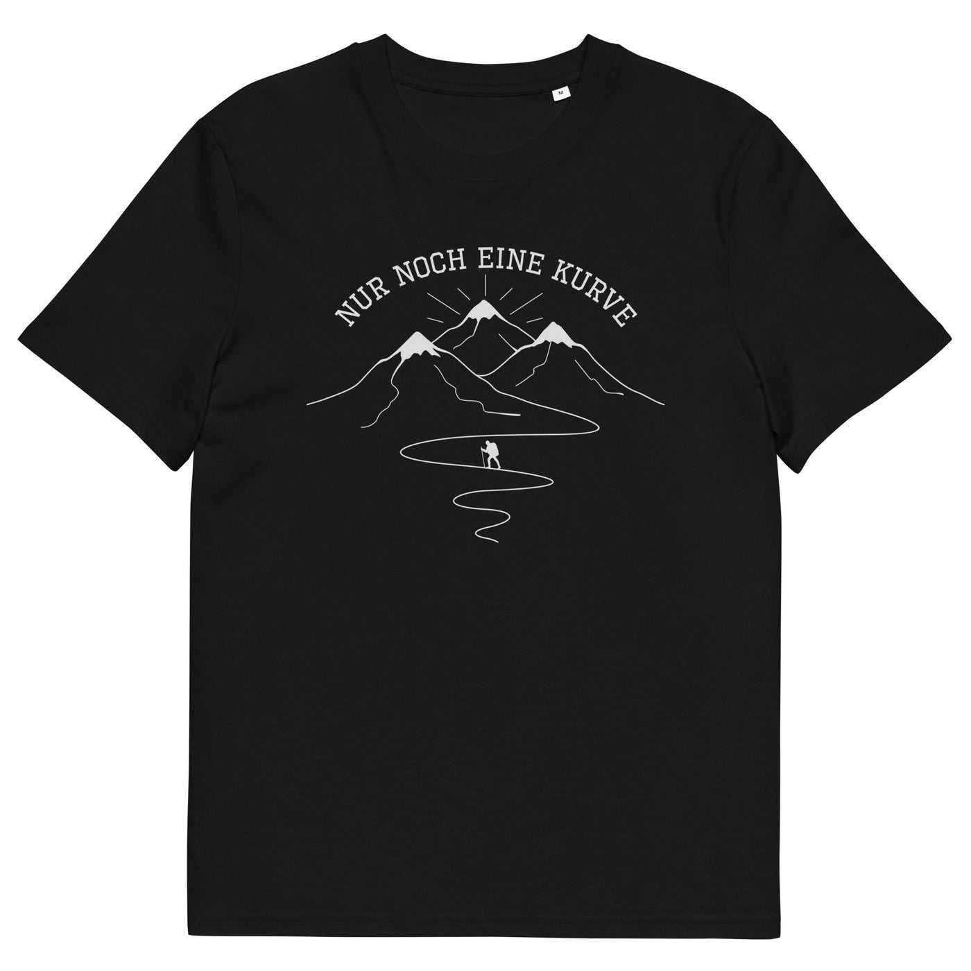 Nur noch eine Kurve - Herren Premium Organic T-Shirt berge wandern xxx yyy zzz Black