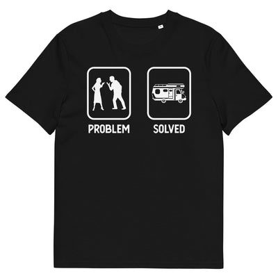 Problem Solved - Camping Van - Herren Premium Organic T-Shirt camping xxx yyy zzz Black