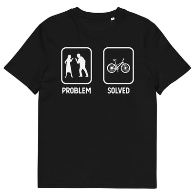 Problem Solved - Radfahren - (F) - Unisex Organic Cotton T-Shirt | Stanley/Stella STTU755 xxx yyy zzz Black