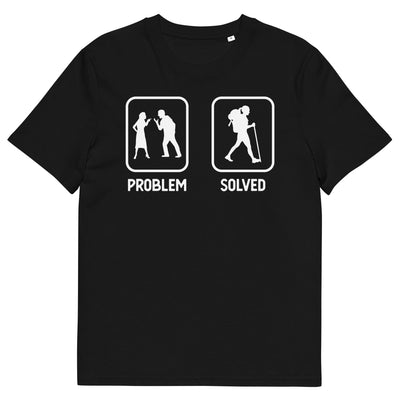 Problem Solved - Frau Wandern - Herren Premium Organic T-Shirt wandern xxx yyy zzz Black