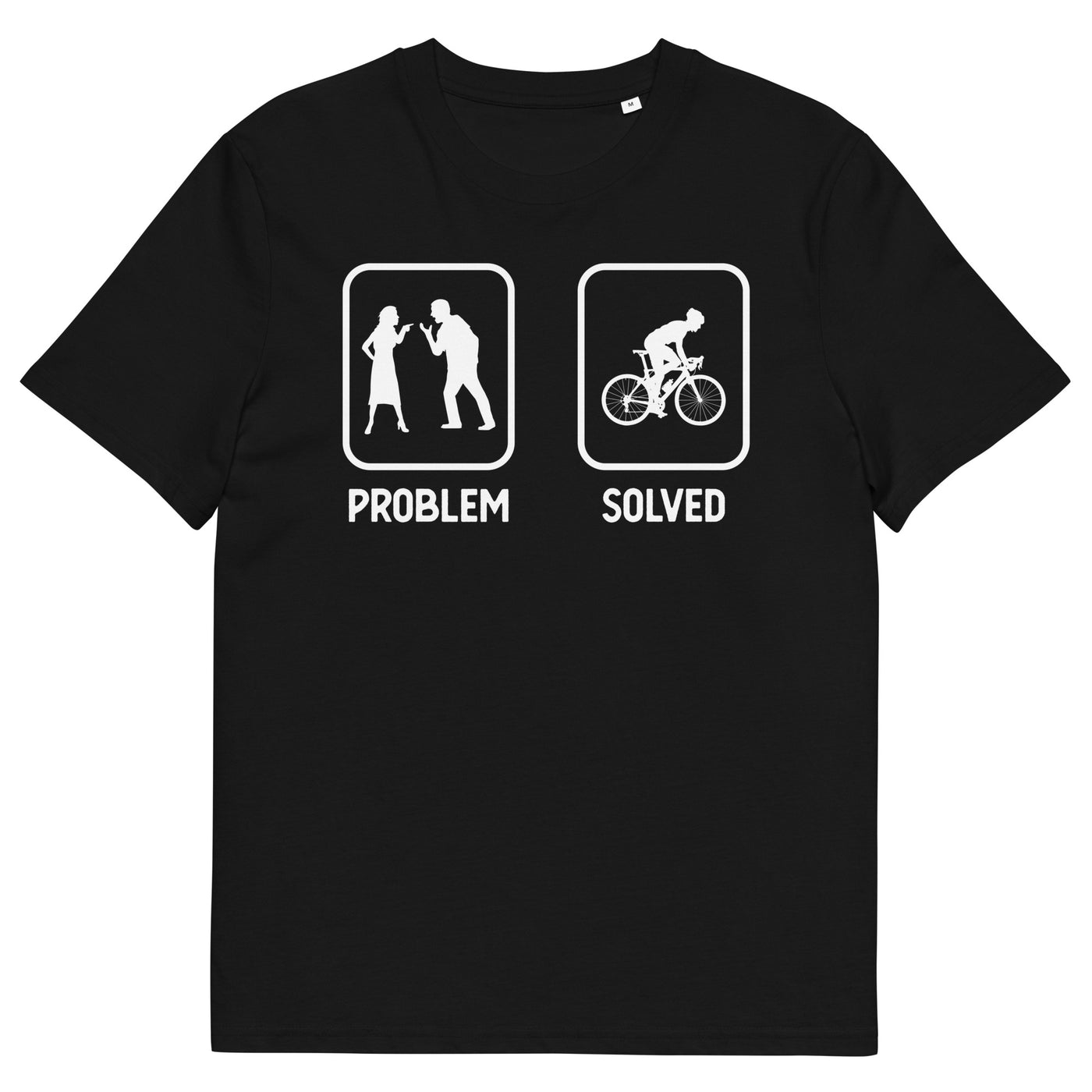 Problem Solved - Mann Radfahren - Herren Premium Organic T-Shirt fahrrad xxx yyy zzz Black