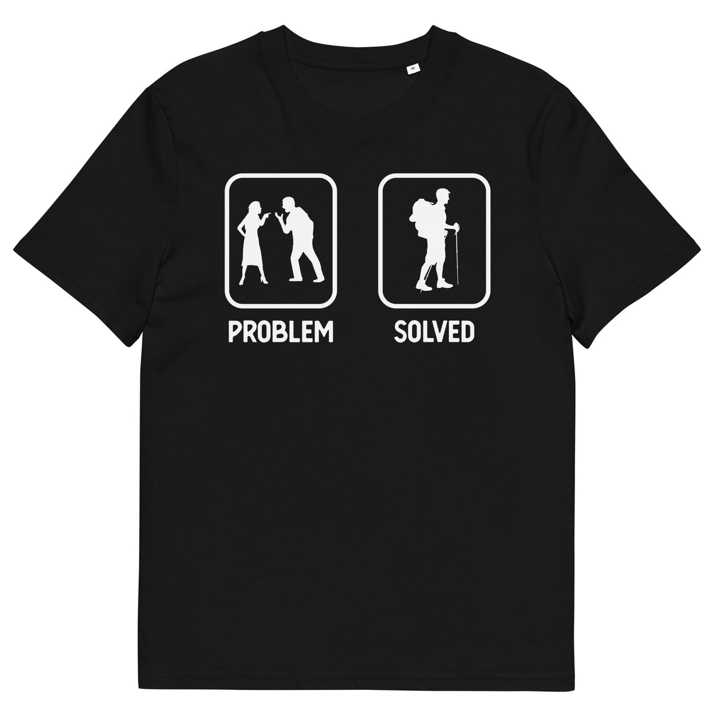 Problem Solved - Wandern - Herren Premium Organic T-Shirt wandern xxx yyy zzz Black