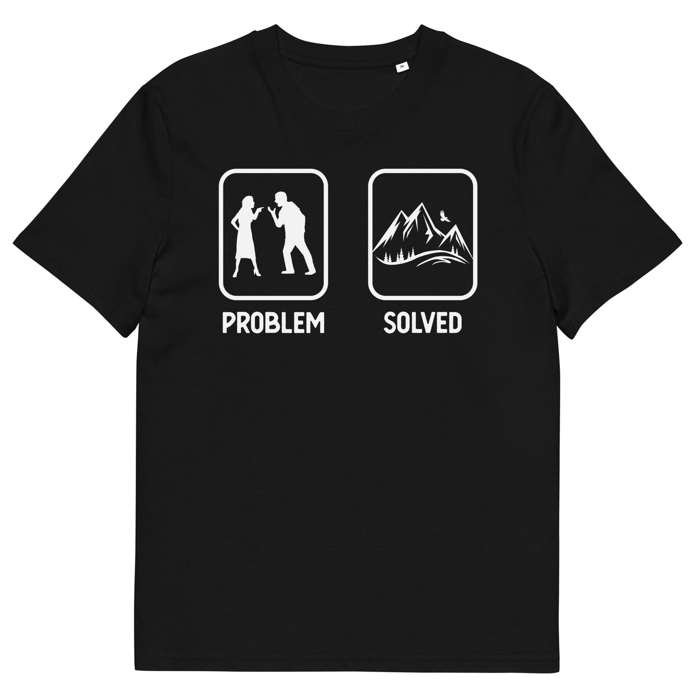 Problem Solved - Berge - Herren Premium Organic T-Shirt berge xxx yyy zzz Black