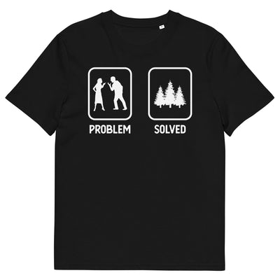 Problem Solved - Bäume - Herren Premium Organic T-Shirt camping xxx yyy zzz Black