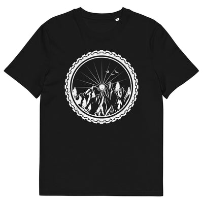 Rad mit Bergen drinnen - (F.M) - Herren Premium Organic T-Shirt xxx yyy zzz Black