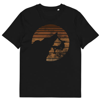 Retro - Klettern - (K) - Unisex Organic Cotton T-Shirt | Stanley/Stella STTU755 xxx yyy zzz Black