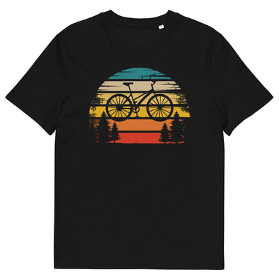 Retro Sonne und Fahrrad - - Unisex Organic Cotton T-Shirt | Stanley/Stella STTU755 fahrrad xxx yyy zzz Black