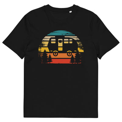 Retro Sonne und Camping - (C) - Herren Premium Organic T-Shirt Camping xxx yyy zzz Black