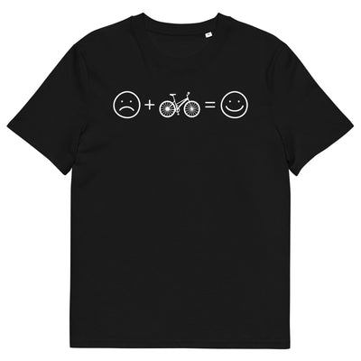 Lächelndes Gesicht und Fahrrad - Herren Premium Organic T-Shirt fahrrad xxx yyy zzz Black