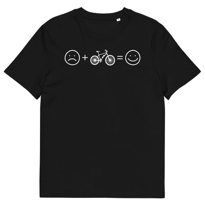 Lächelndes Gesicht und Ebike - Herren Premium Organic T-Shirt e-bike xxx yyy zzz Black