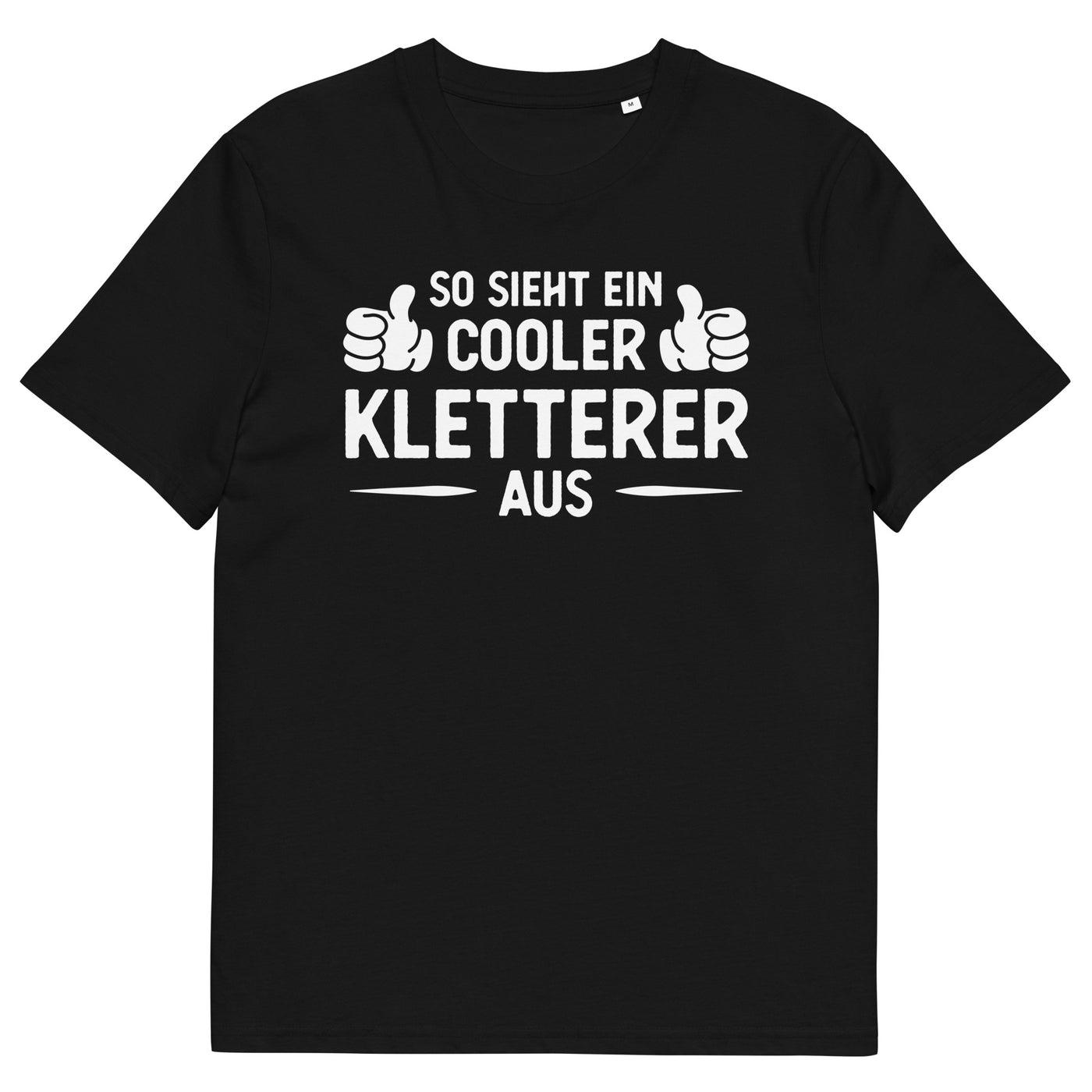 So Sieht Ein Cooler Kletterer Aus - Herren Premium Organic T-Shirt klettern xxx yyy zzz Black