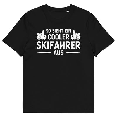 So Sieht Ein Cooler Skifahrer Aus - Herren Premium Organic T-Shirt klettern ski xxx yyy zzz Black