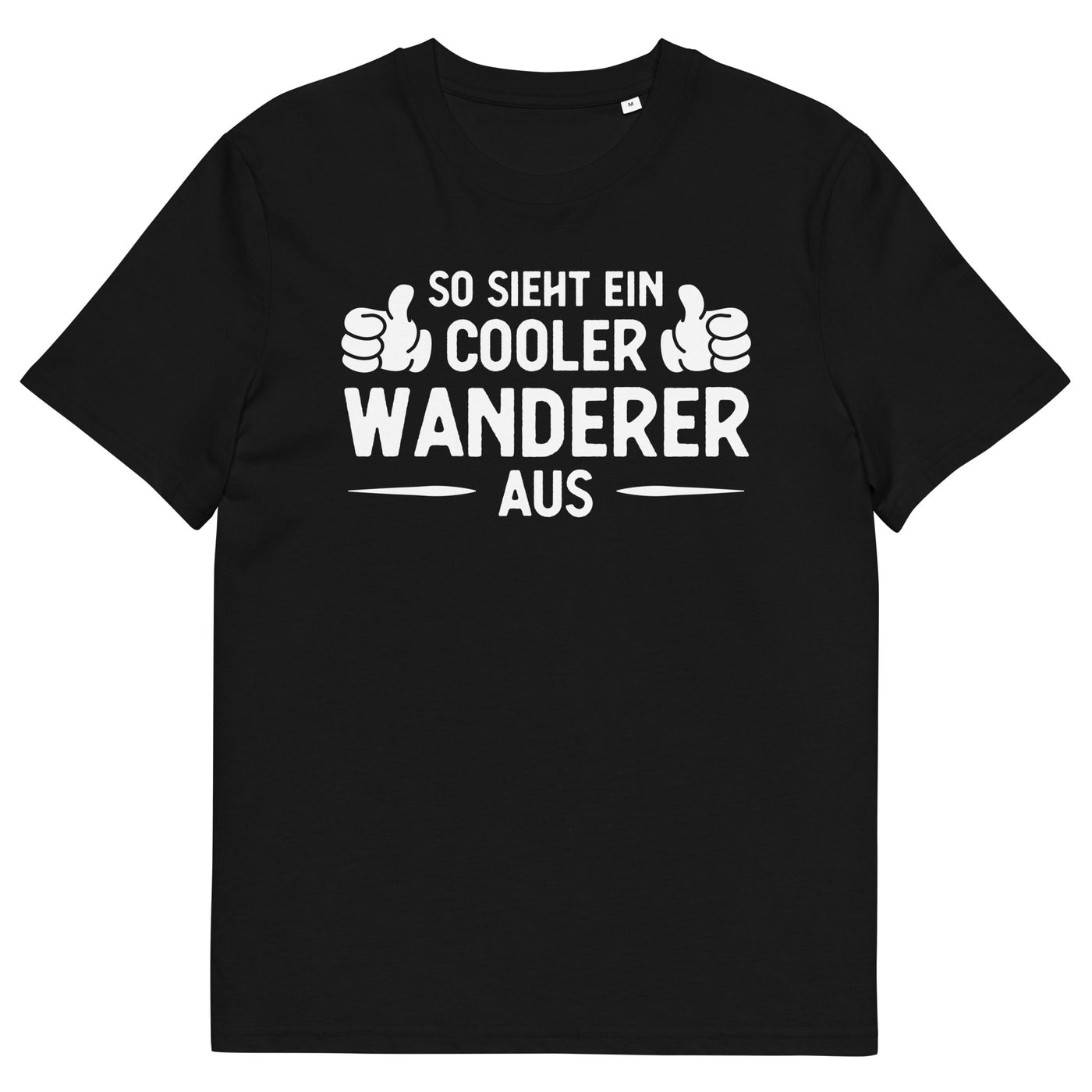 So Sieht Ein Cooler Wanderer Aus - Herren Premium Organic T-Shirt wandern xxx yyy zzz Black