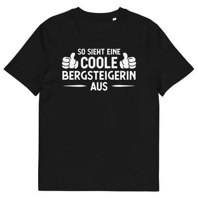 So Sieht Eine Coole Bergsteigerin Aus - - Herren Premium Organic T-Shirt berge xxx yyy zzz Black