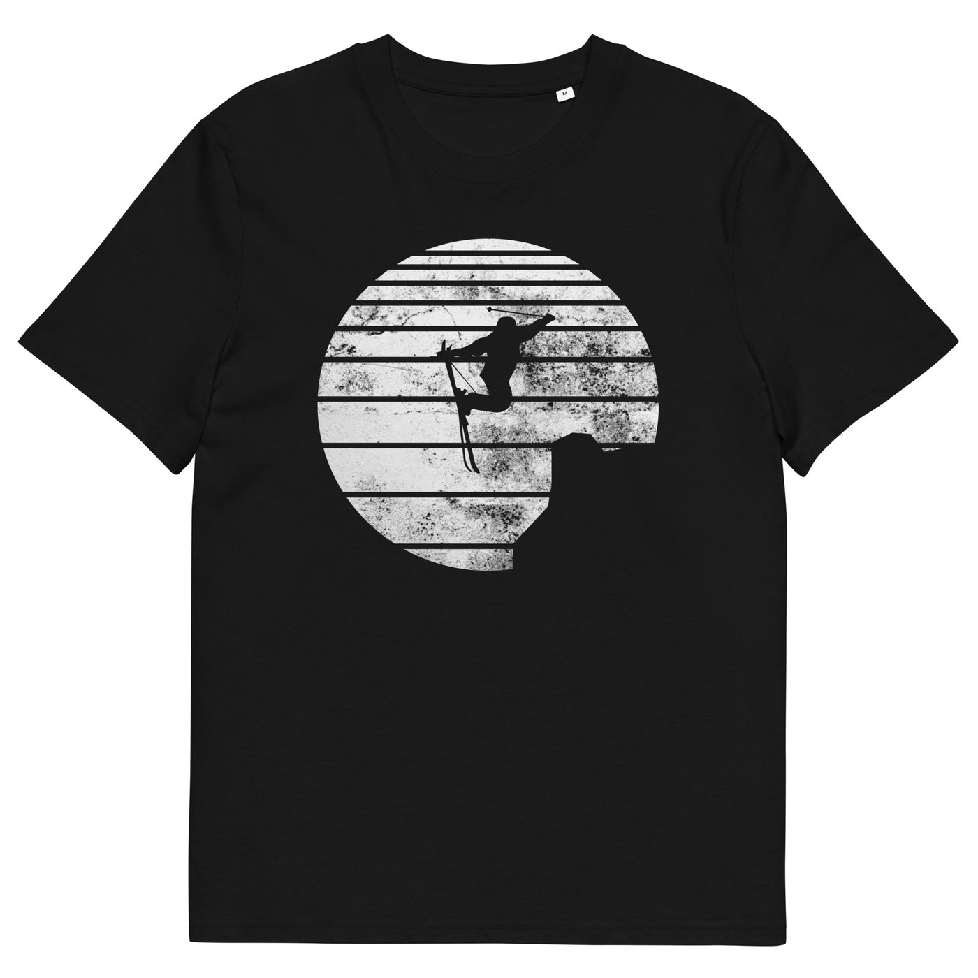 Sonne - Skifahren - (SK) - Unisex Organic Cotton T-Shirt | Stanley/Stella STTU755 xxx yyy zzz Black