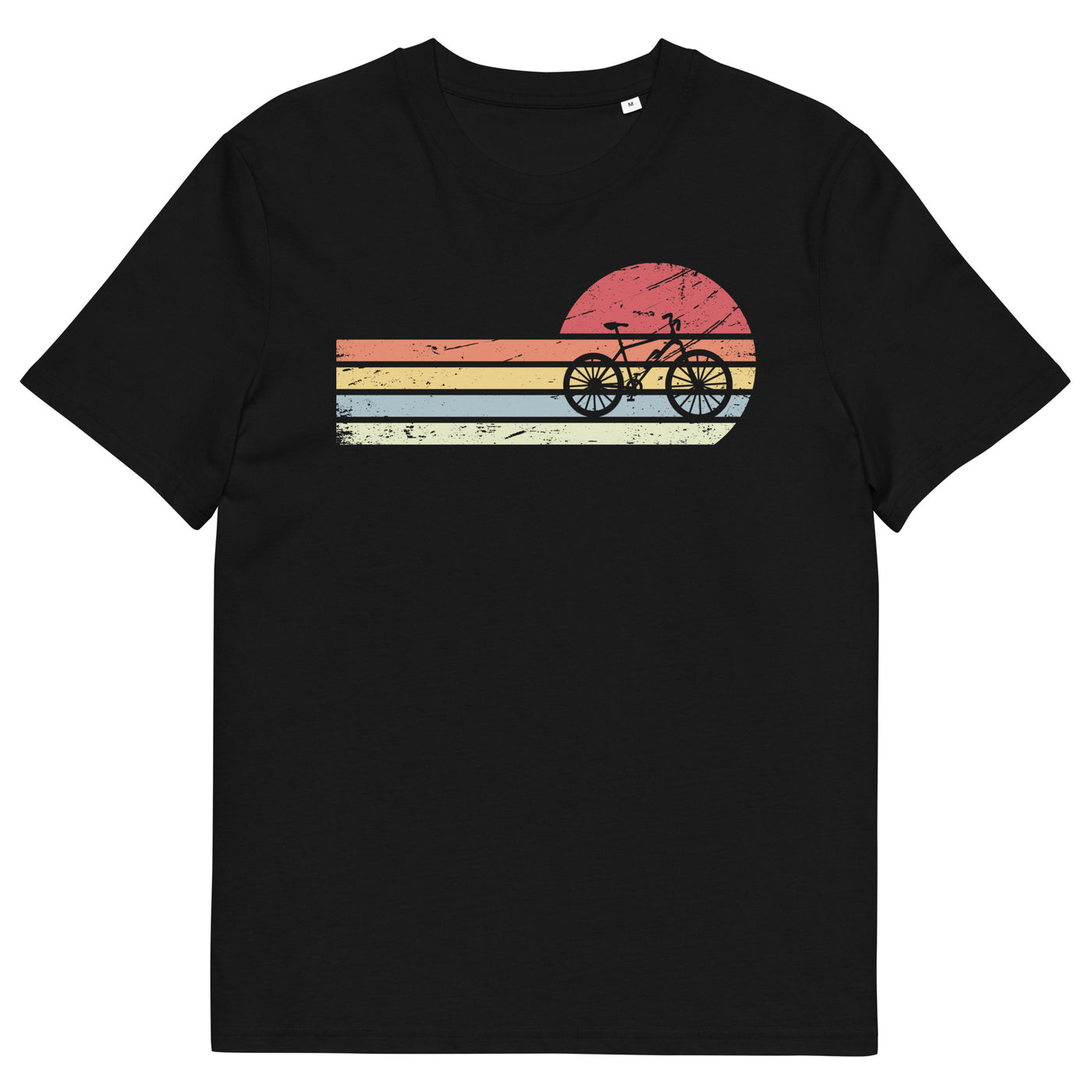 Sonne und Retro Linies - E-Bike - Herren Premium Organic T-Shirt e-bike xxx yyy zzz Black