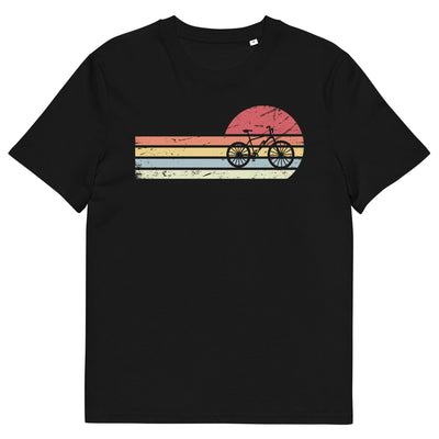 Sonne und Retro Linies - E-Bike - (E) - Unisex Organic Cotton T-Shirt | Stanley/Stella STTU755 xxx yyy zzz Black