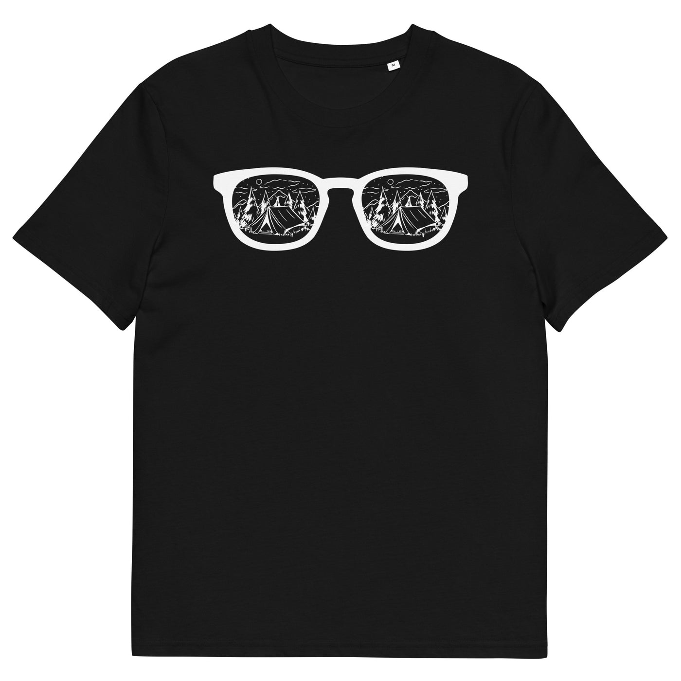 Sonnenbrille und Camping 1 - Herren Premium Organic T-Shirt camping xxx yyy zzz Black