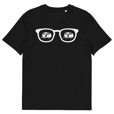 Sonnenbrille und Camping 2 - Herren Premium Organic T-Shirt camping xxx yyy zzz Black