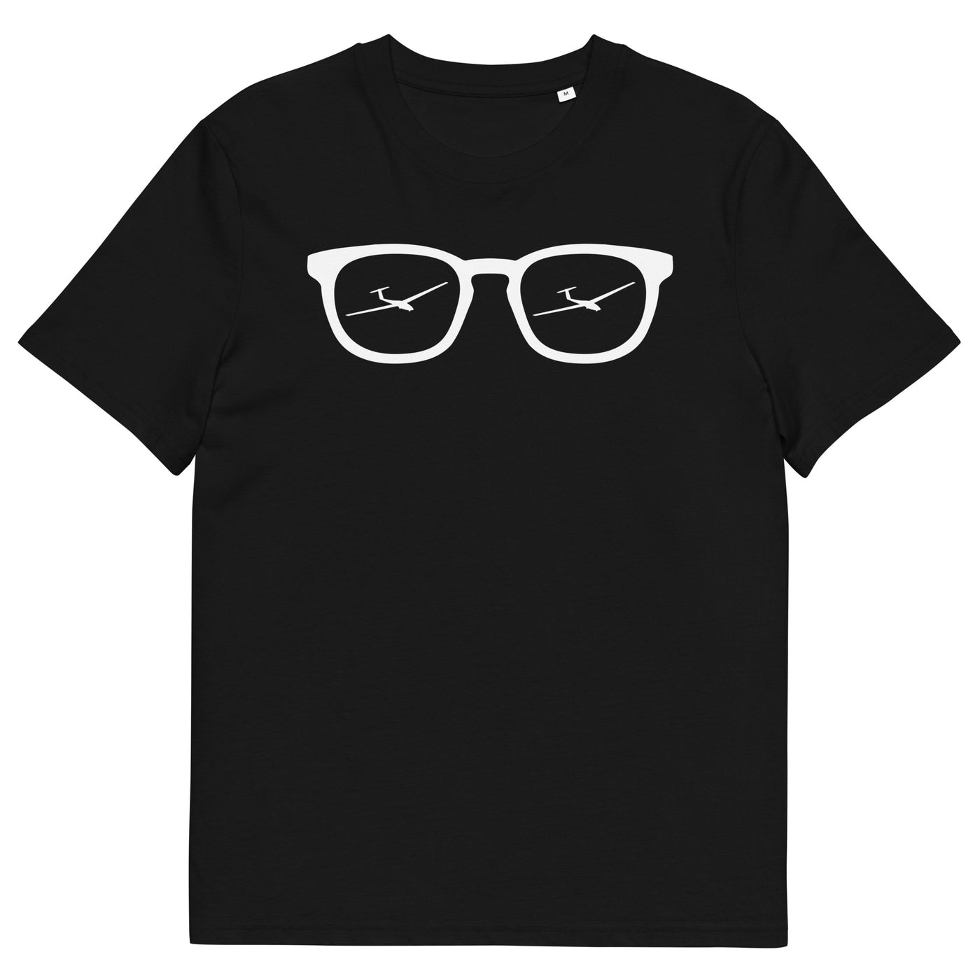 Sonnenbrille und Segelflugzeug - Herren Premium Organic T-Shirt berge xxx yyy zzz Black