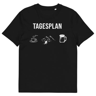 Tagesplan_Kaffee,_Ski_und_Bier_-_(SK) - Unisex Organic Cotton T-Shirt | Stanley/Stella STTU755 xxx yyy zzz Black