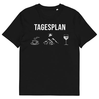 Tagesplan Kaffee, Snowboarden und Wein - - Herren Premium Organic T-Shirt snowboarden xxx yyy zzz Black