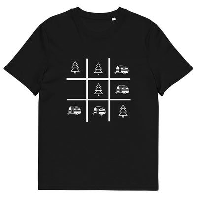 Tic_Tac_Game_-_Camping_-_(C)_(2) - Herren Premium Organic T-Shirt camping xxx yyy zzz Black