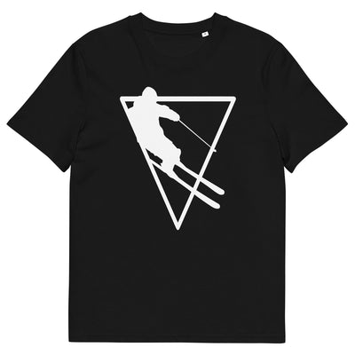 Dreieck_-_Skifahren_-_(SK) - Unisex Organic Cotton T-Shirt | Stanley/Stella STTU755 klettern ski xxx yyy zzz Black