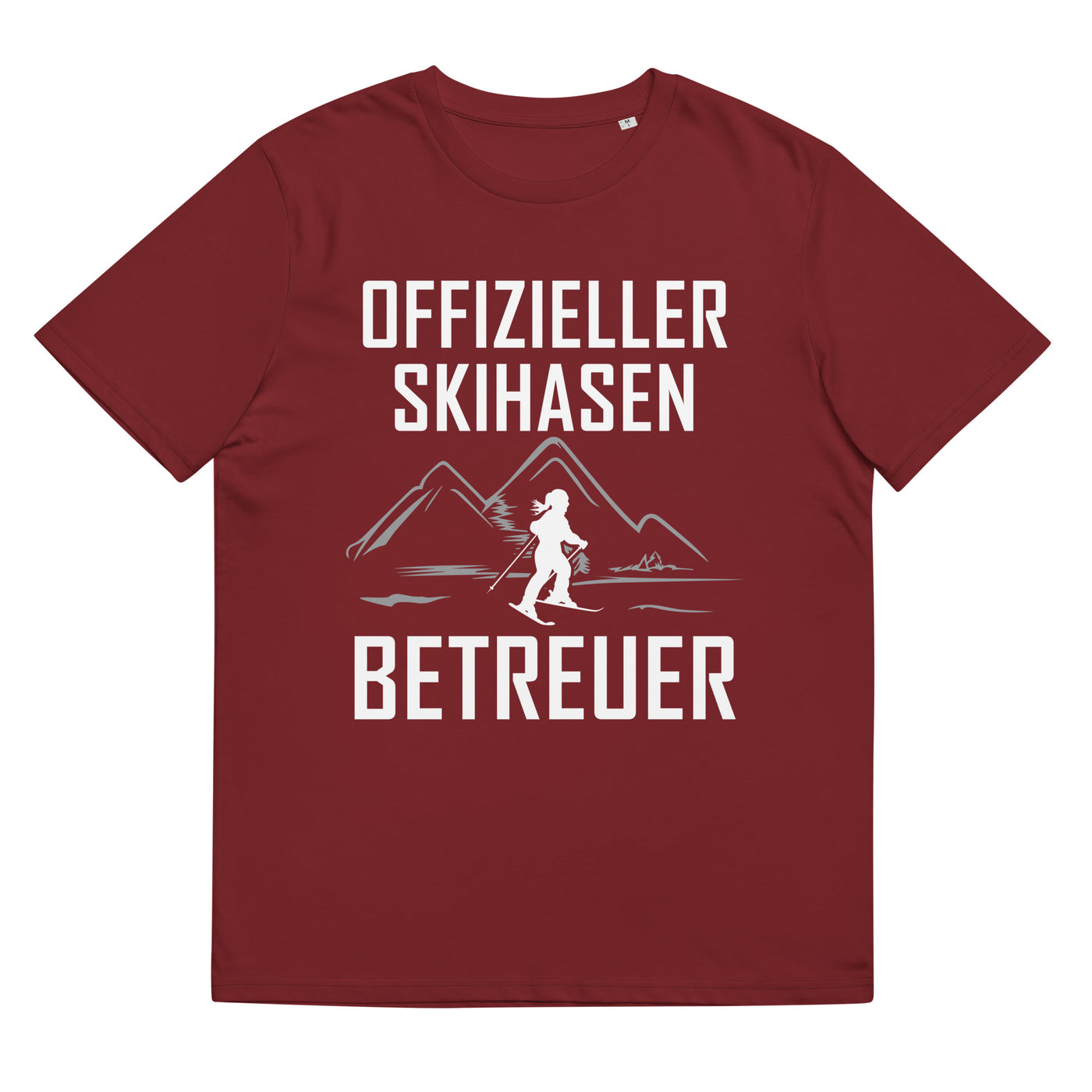 Skihasen Betreuer - Herren Premium Organic T-Shirt ski Weinrot