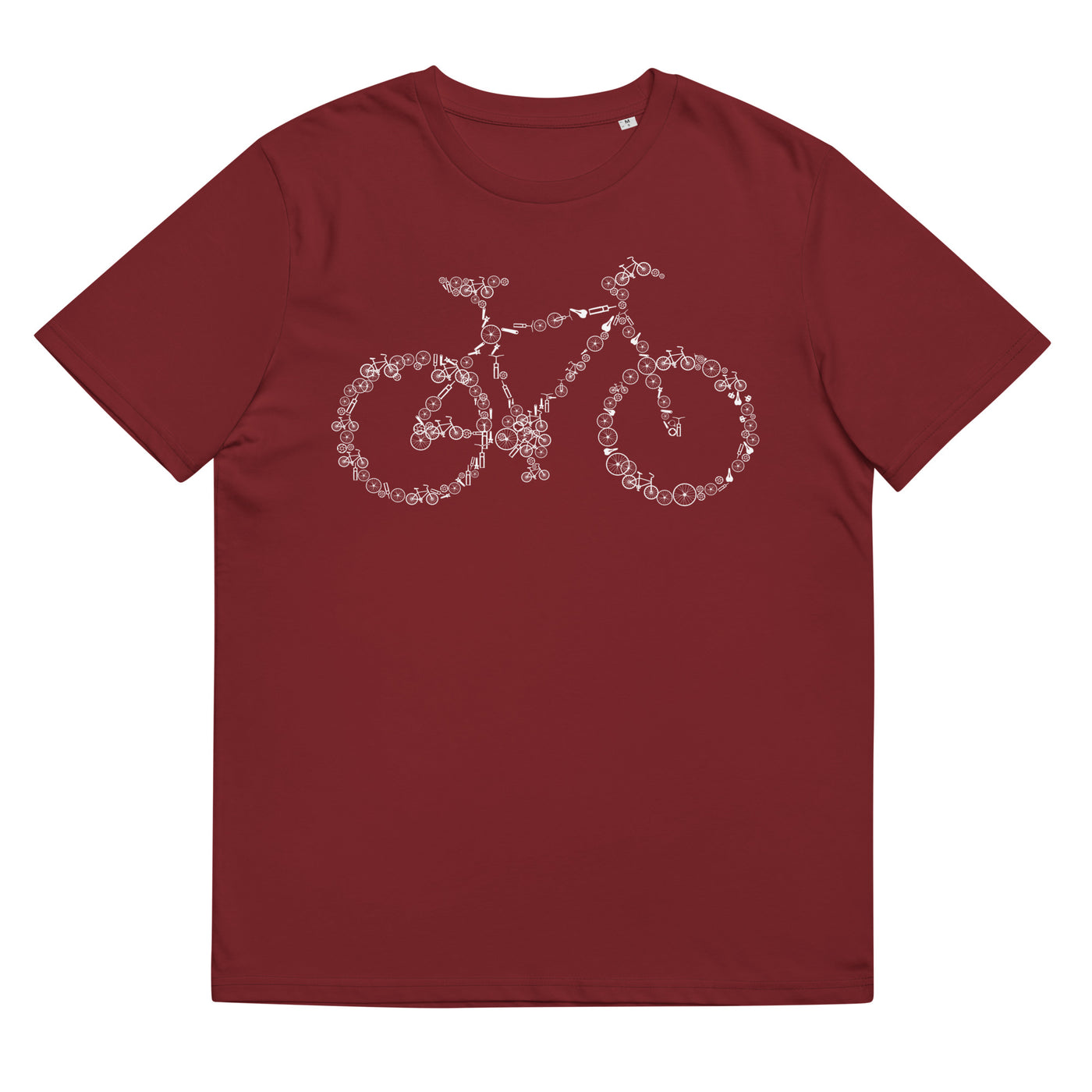 Fahrrad Kollektiv - Herren Premium Organic T-Shirt fahrrad mountainbike Weinrot