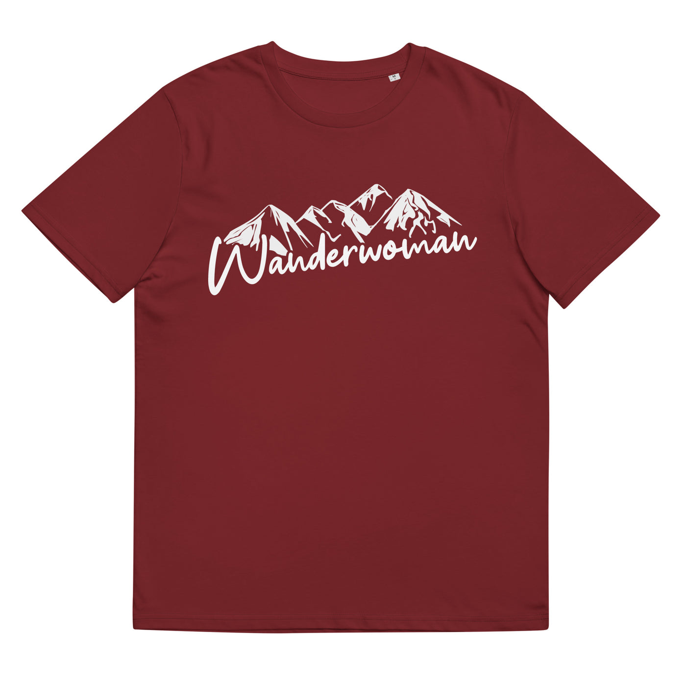 Wanderwoman - Herren Premium Organic T-Shirt berge wandern Weinrot