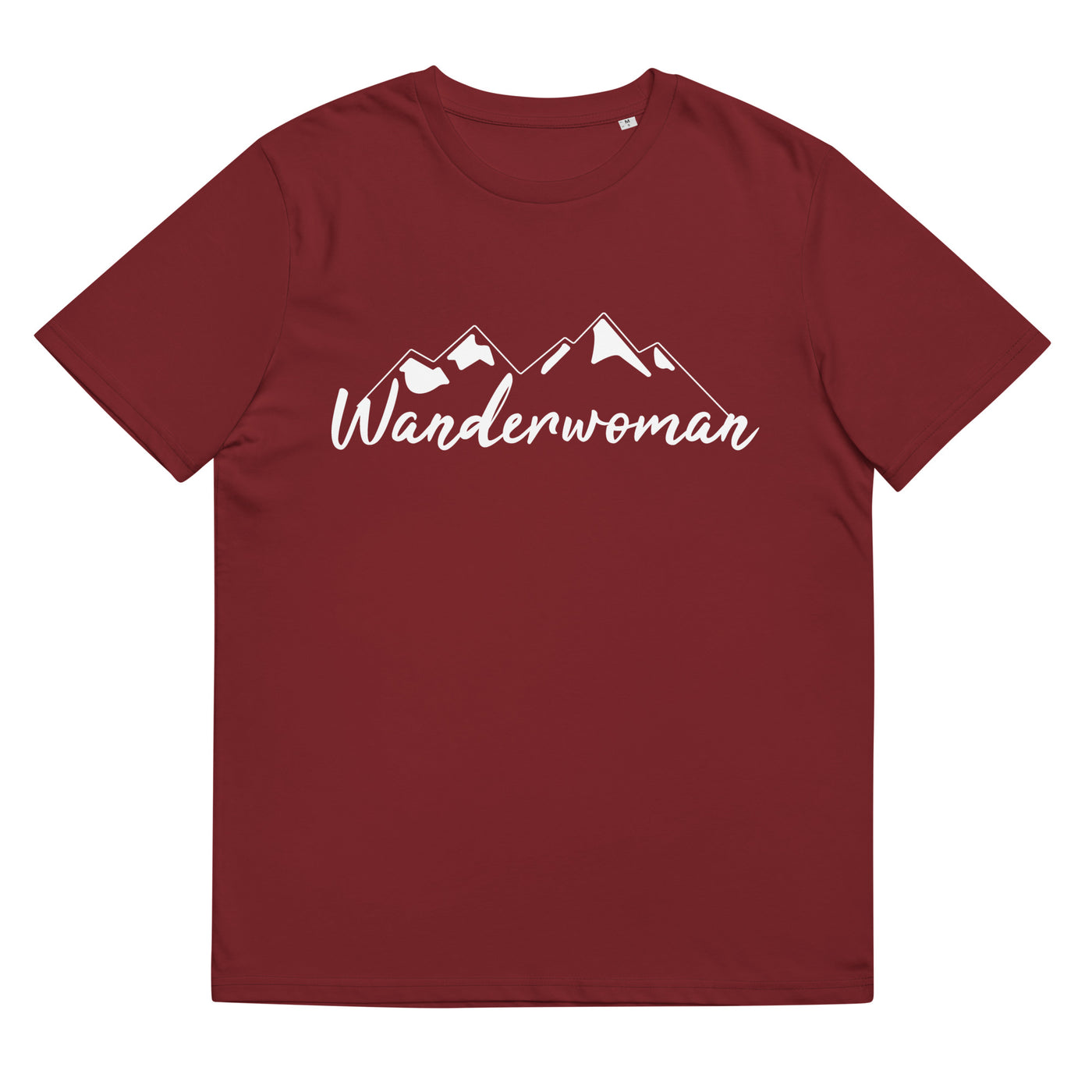 Wanderwoman. - Herren Premium Organic T-Shirt wandern Weinrot