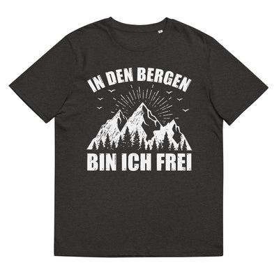 In Den Bergen Bin Ich Frei - Herren Premium Organic T-Shirt berge xxx yyy zzz Dark Heather Grey