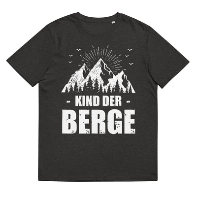 Kind Der Berge - Herren Premium Organic T-Shirt berge xxx yyy zzz Dark Heather Grey